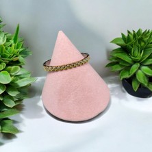 Stainless Steel Rose-Gold-Silver Renkli Çift Taraflı Kullanımlı Çelik Kadın Bileklik