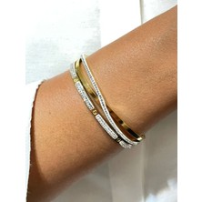 Stainless Steel Taşlı Çelik Kelepçe