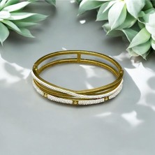 Stainless Steel Taşlı Çelik Kelepçe