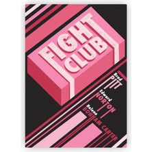 Zinbooz Fight Club Dövüş Kulübü Filmi Ahşap Poster 20 x 29 cm