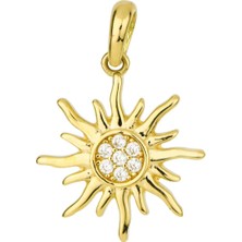 14 Ayar Altın Güneş Kolye Ucu 1,26 gr