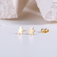 goldkupe 14 Ayar Altın Ayıcık Küpe 0,58 gr