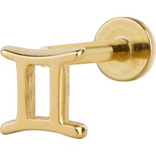 goldkupe Ikizler Burç Piercing