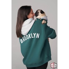 Salya Store Oversize Brooklyn Yeşil Hoodie People Sahipler Için SK-108