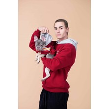 Salya Store Oversize Brooklyn Bordo Hoodie People Sahipler Için SK-107