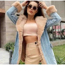 Içi Kürklü Uzun Denim Kot