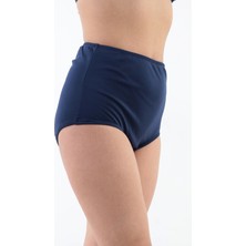 Sea Queen Kadın Büyük Beden Yüksek Bel Toparlayıcı Likralı Kumaş Bikini Altı