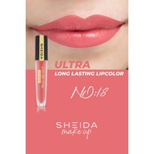 Sheida Ultra Long Lastıng Lıpcolor (Likit Ruj) No:18