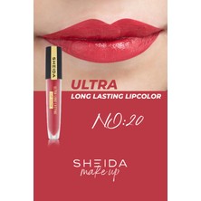 Sheida Ultra Long Lastıng Lıpcolor (Likit Ruj) No:20