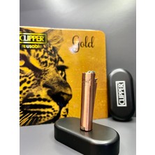 Orijinal Full Metal Taşlı ve Gazlı Özel Kutulu Clipper Çakmak