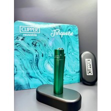 Orijinal Full Metal Taşlı ve Gazlı Özel Kutulu Clipper Çakmak