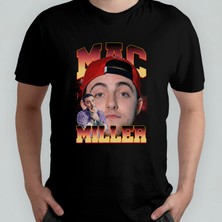 Pixxa Mac Miller %100 Pamuklu Bisiklet Yaka T-Shirt Model 1
