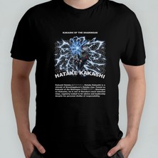 Pixxa Naruto Kakashi Hatake %100 Pamuklu Bisiklet Yaka T-Shirt Model 7