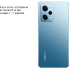 Fibaks Xiaomi Redmi Note 12 Pro 5g Kılıf Mat Parmak Izi Yapmaz Kamera Korumalı Renkli Tuşlu Silikon Kapak