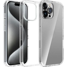 Fibaks Apple iPhone 16 Pro Kılıf Renksiz Şeffaf Yumuşak Ince Esnek Silikon Kapak