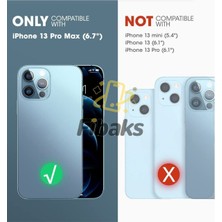 Fibaks iPhone 13 Pro Max Kılıf 3D kamera Korumalı Şeffaf Yumuşak Süper Silikon Kapak