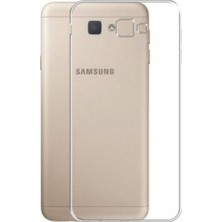 Fibaks Samsung Galaxy J7 Prime Kılıf 3D kamera Korumalı Şeffaf Yumuşak Süper Silikon Kapak