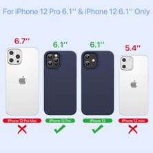 Fibaks iPhone 12 - 12 Pro Kılıf İçi Kadife Lansman Renkli Yumuşak Silikon Kapak