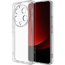 Fibaks Xiaomi Mi 13 Ultra Kılıf Kamera Korumalı Renksiz Şeffaf Esnek Silikon Kapak