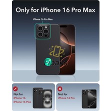 Fibaks Apple iPhone 16 Pro Max Kılıf Kamera Korumalı Şeffaf Ultra Ince Esnek Renksiz Silikon Kapak