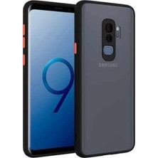 Fibaks Samsung Galaxy S9 Kılıf Mat Parmak Izi Yapmaz Kamera Korumalı Renkli Tuşlu Sert Silikon