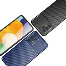 Fibaks Samsung Galaxy A53 Kılıf Rugged Armor Darbe Emici Uzun Ömürlü Dayanıklı Parmak İzi Yapmaz Karbon Tasarım Negro Silikon Kapak