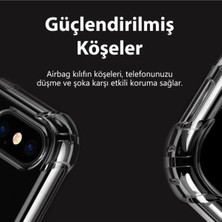 Fibaks Samsung Galaxy A10S Kılıf AntiShock Köşe Korumalı Darbe Emici Crystal Berrak Şeffaf Sert Silikon