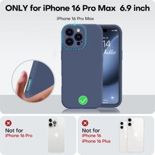 Fibaks Apple iPhone 16 Pro Max Kılıf Kadife Lansman Soft Yumuşak Liquid Silikon Kamera Korumalı Kapak