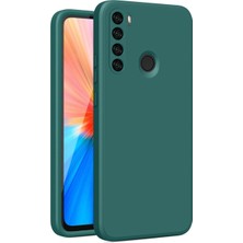 Xiaomi Redmi Note 8 Kılıf Kadife Lansman Soft Yumuşak Liquid Silikon Kamera Korumalı Mara