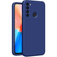 Xiaomi Redmi Note 8 Kılıf Kadife Lansman Soft Yumuşak Liquid Silikon Kamera Korumalı Mara