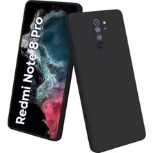 Xiaomi Redmi Note 8 Pro Kılıf Kadife Lansman Soft Yumuşak Liquid Silikon Kamera Korumalı Mara