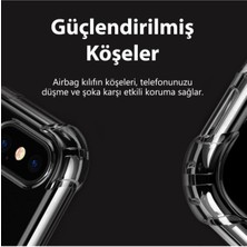 Fibaks Huawei P30 Lite Kılıf AntiShock Köşe Korumalı Darbe Emici Crystal Berrak Şeffaf Sert Silikon