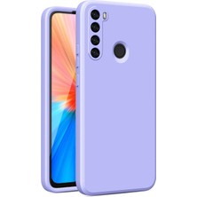 Xiaomi Redmi Note 8 Kılıf Kadife Lansman Soft Yumuşak Liquid Silikon Kamera Korumalı Mara