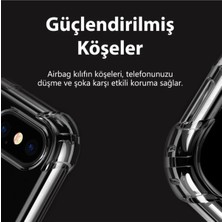 Fibaks Apple iPhone 13 Mini Kılıf AntiShock Köşe Korumalı Darbe Emici Crystal Berrak Şeffaf Sert Silikon