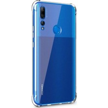 Fibaks Huawei Y9 Prime 2019 Kılıf AntiShock Köşe Korumalı Darbe Emici Crystal Berrak Şeffaf Sert Silikon