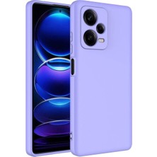 Xiaomi Redmi Note 12 Pro 5G Kılıf Kadife Lansman Soft Yumuşak Liquid Silikon Kamera Korumalı Mara