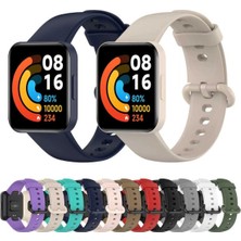 Fibaks Xiaomi Mi Watch Lite Kordon Kayış Bleklik Esnek Yumuşak Akıllı Pimli Premium Spor Silikon
