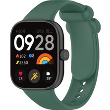 Fibaks Xiaomi Redmi Watch 4 Uyumlu Akıllı Saat Bileklik Kordonu Yumuşak Silikon Kayış