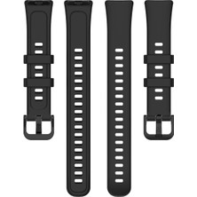 Fibaks Huawei Band 8 - 9 - 10 Uyumlu Renkli Tokalı Silikon Akıllı Saat Kordon Kayış Bileklik