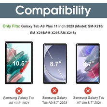 Fibaks Samsung Galaxy Tab A9 Plus 11 inç SM-X210 Uyumlu Tablet Nano Ekran Koruyucu Kırılmaz Nano Cam Koruma