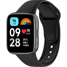 Xiaomi Redmi Watch 3 Active Uyumlu Kordon Akıllı Saat Bileklik Kordonu Yumuşak Silikon Kayış