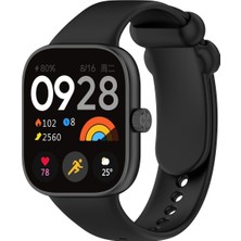 Fibaks Xiaomi Redmi Watch 4 Uyumlu Akıllı Saat Bileklik Kordonu Yumuşak Silikon Kayış