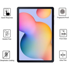 Fibaks Samsung Galaxy Tab S6 Lite 2024 P610 - P615 - P617 - P620 Uyumlu Tablet Esnek Nano Şeffaf Ekran Koruyucu Kırılmaz Cam Koruma