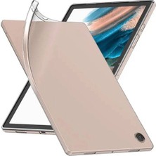 Fibaks Samsung Galaxy Tab A9 Kılıf Şeffaf Yumuşak Süper Lüx Esnek Renksiz Kapak