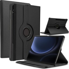 Fibaks Samsung Galaxy Tab S9 Fe Plus X610 X616 Kılıf Dönebilen Standlı Akıllı Uyku Modlu Tablet Kapak