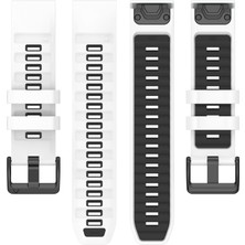 Daart Garmin Fenix 8 47MM / Fenix E 47MM / Quatix 7 Pro Evrensel Silikon Saat Bandı (Yurt Dışından)
