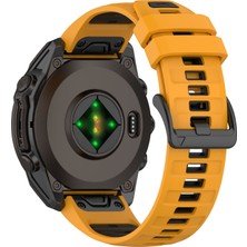 Daart Garmin Fenix 8 47MM / Fenix E 47MM / Quatix 7 Pro Evrensel Silikon Saat Bandı (Yurt Dışından)
