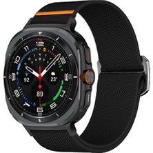 Daart Samsung Galaxy Watch Ultra 47MM Naylon Kayış Elastik Yedek Saat Kordonu (Yurt Dışından)