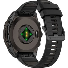 Daart Garmin Fenix 8 51MM / Enduro 3 / Instinct 2x Evrensel Silikon Saat Kordonu (Yurt Dışından)