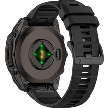Daart Garmin Fenix 8 51MM / Enduro 3 / Instinct 2x Evrensel Silikon Saat Kordonu (Yurt Dışından)